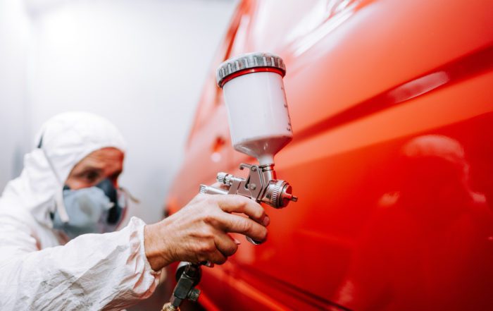 Painting classic European Cars